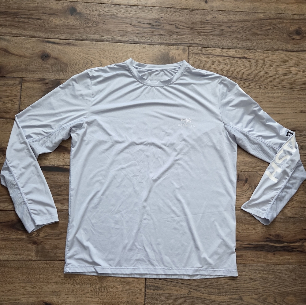 BassDash Light Gray Long Sleeve Shirt